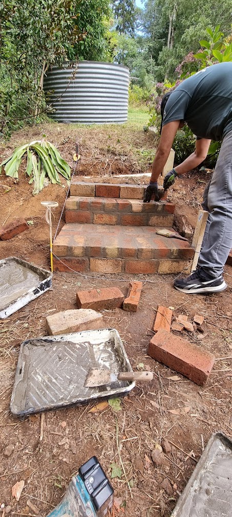 Bricklaying Stairs